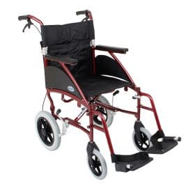 Swift Transit Wheelchair - Narrow, Silver