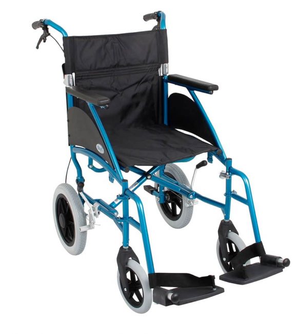 Swift Transit Wheelchair - Narrow, Silver